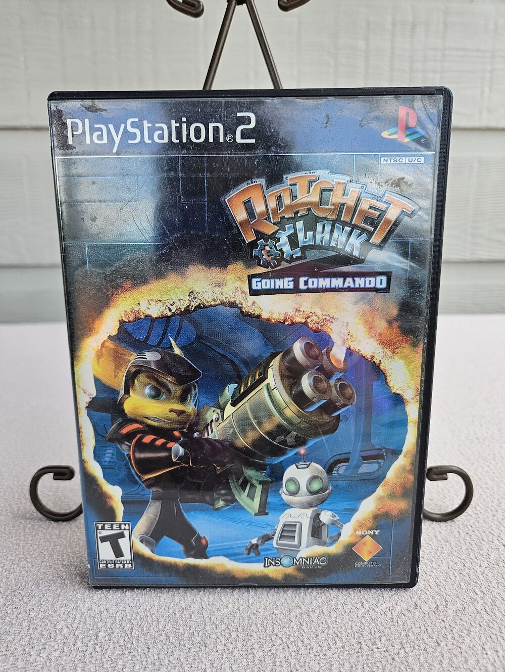 PS2 Ratchet & Clank: Going Commando PlayStation 2 Black Label Complete CIB